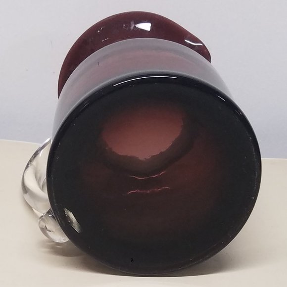 Amethyst Glass Blown Pitcher - Picture 4 of 8